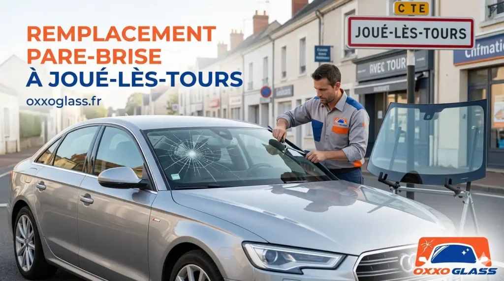 Remplacement pare-brise Joué-lès-Tours (37300)